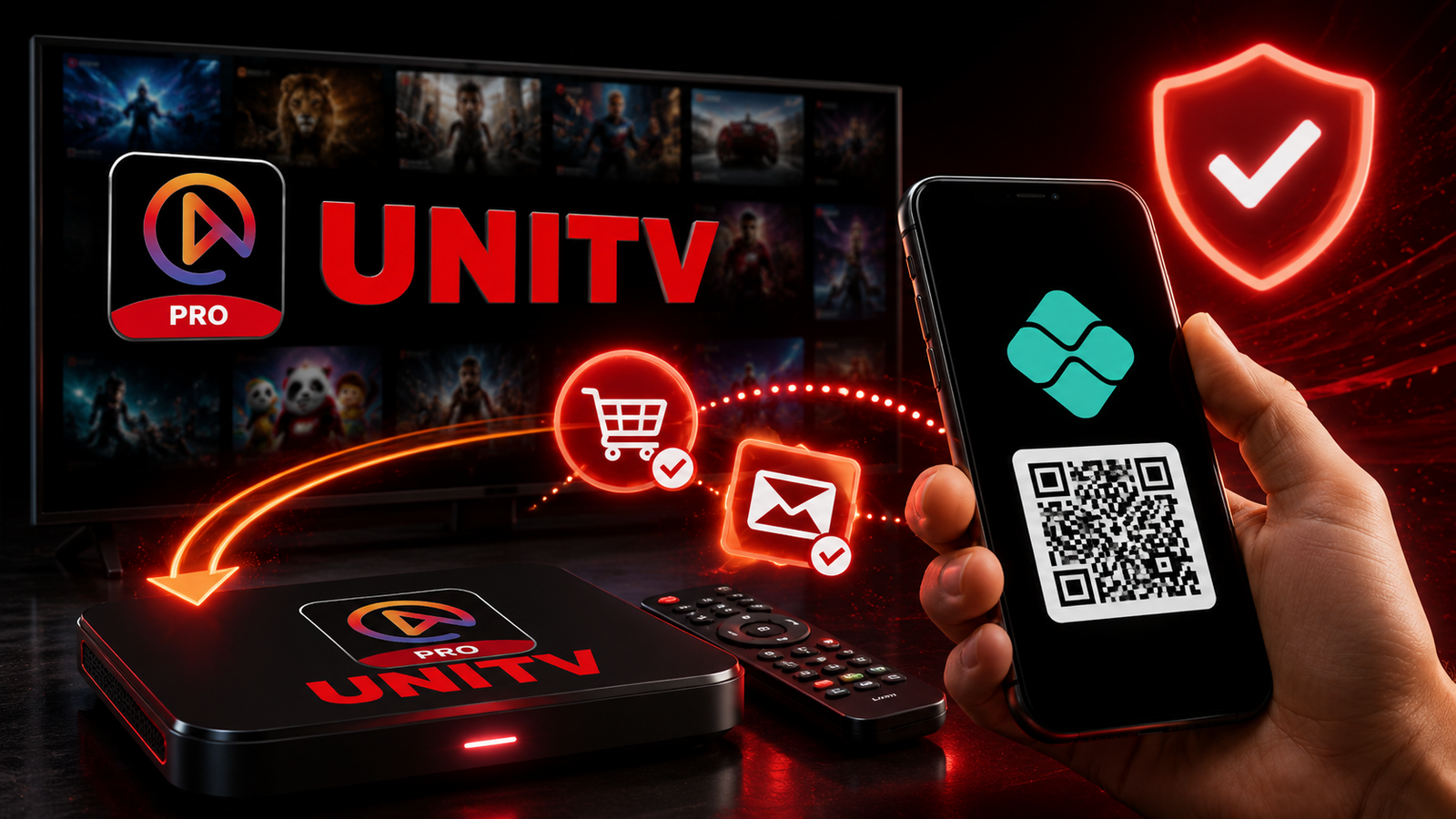 Como comprar a Recarga UniTV Oficial e receber o código via PIX no WhatsApp
