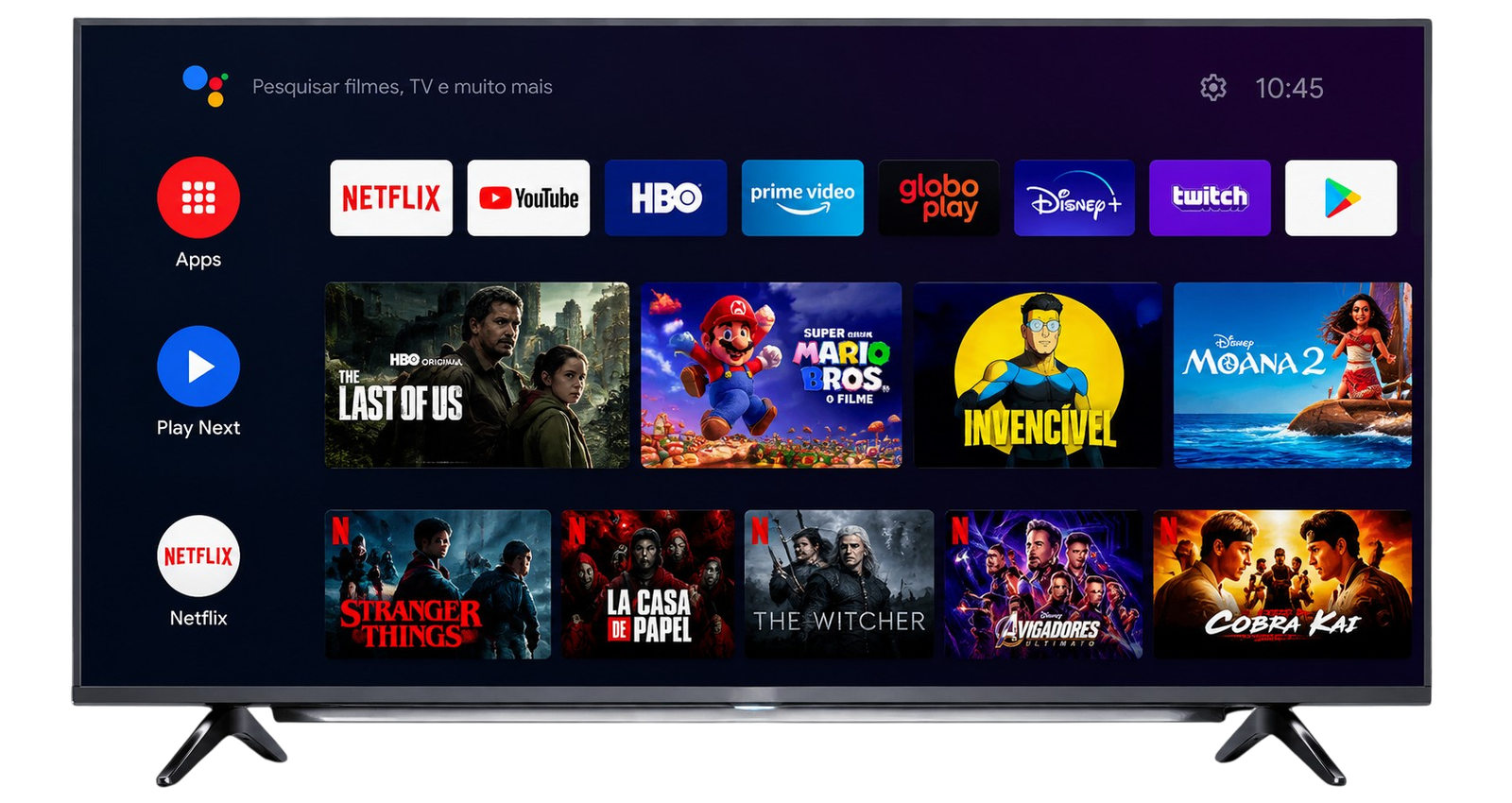 Smart TV Android compatível com UniTV